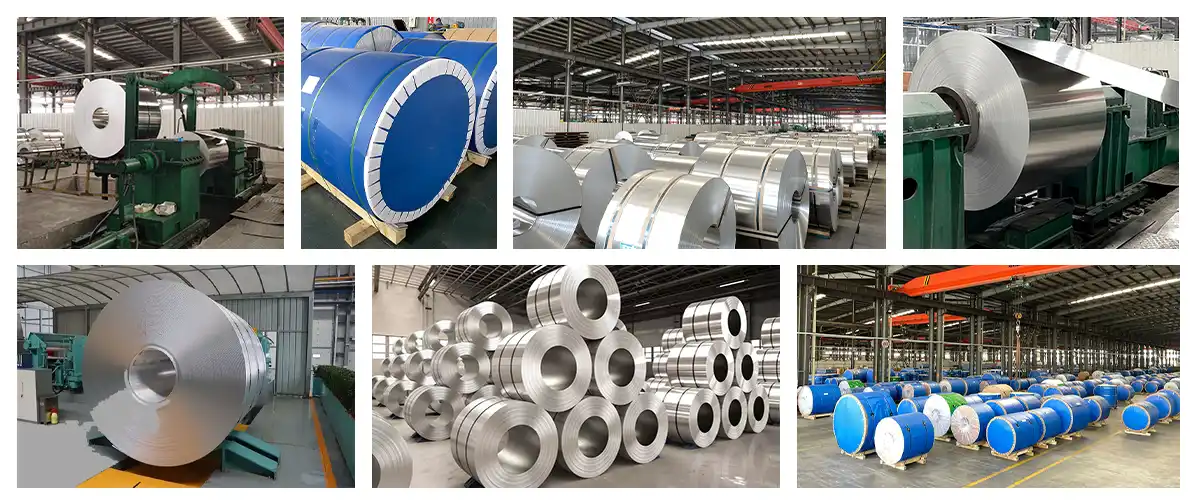 aluminum coil production and packaging