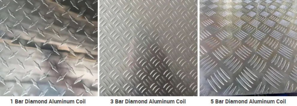 1 bar embossed aluminum