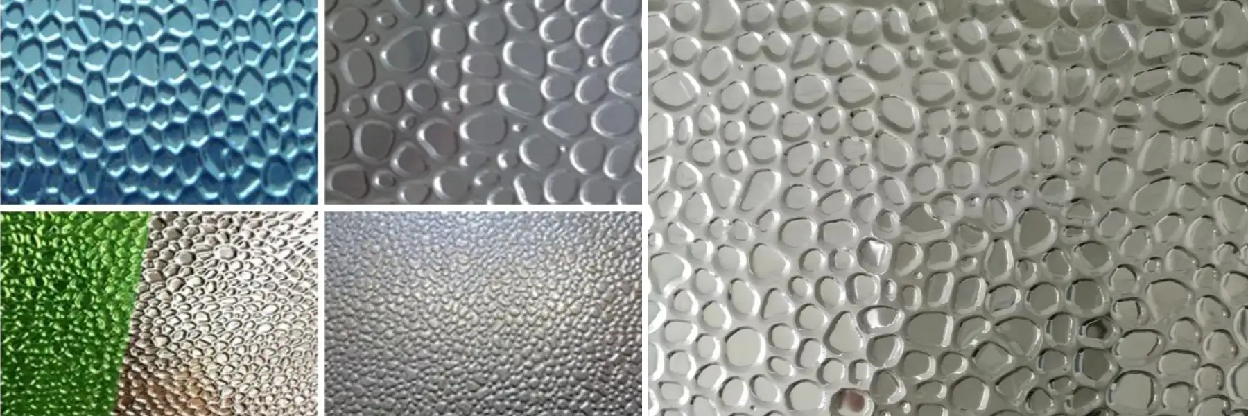 pebble pattern embossed aluminum
