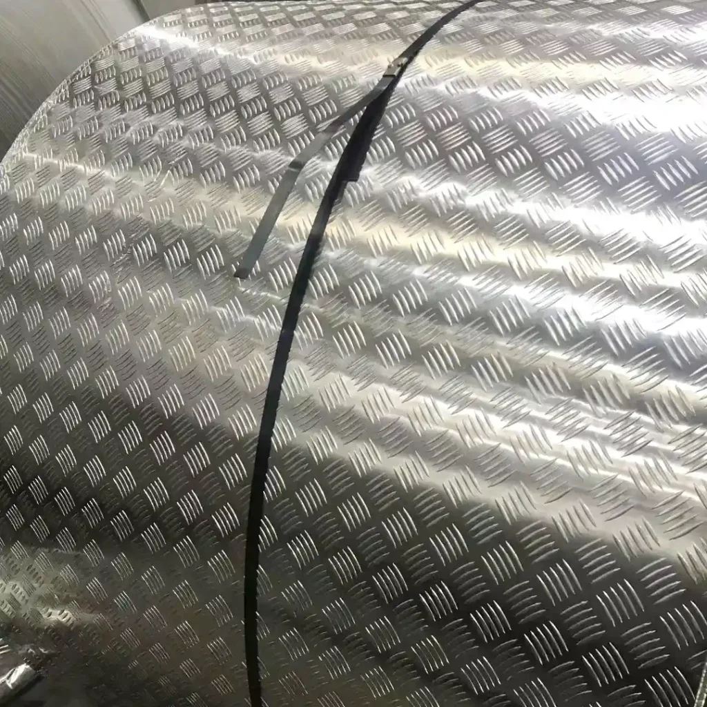 aluminum diamond checker plate coil