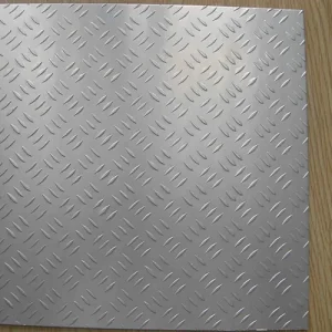 3 bars aluminum checker plate