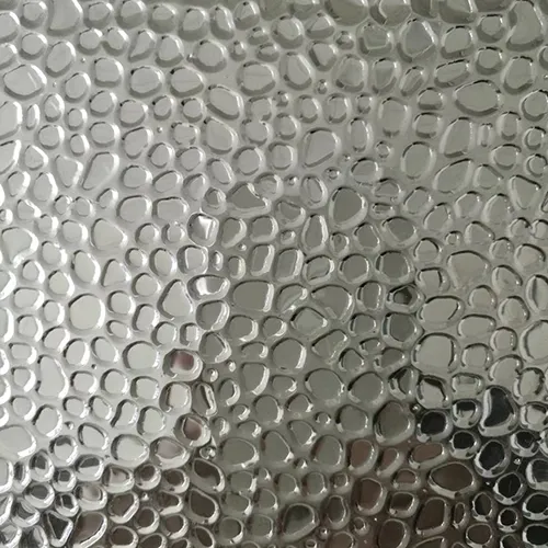 bean pattern embossed aluminum