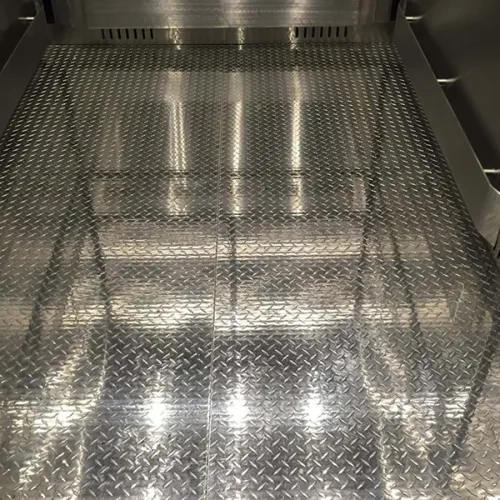 aluminum checkered coil for elevator