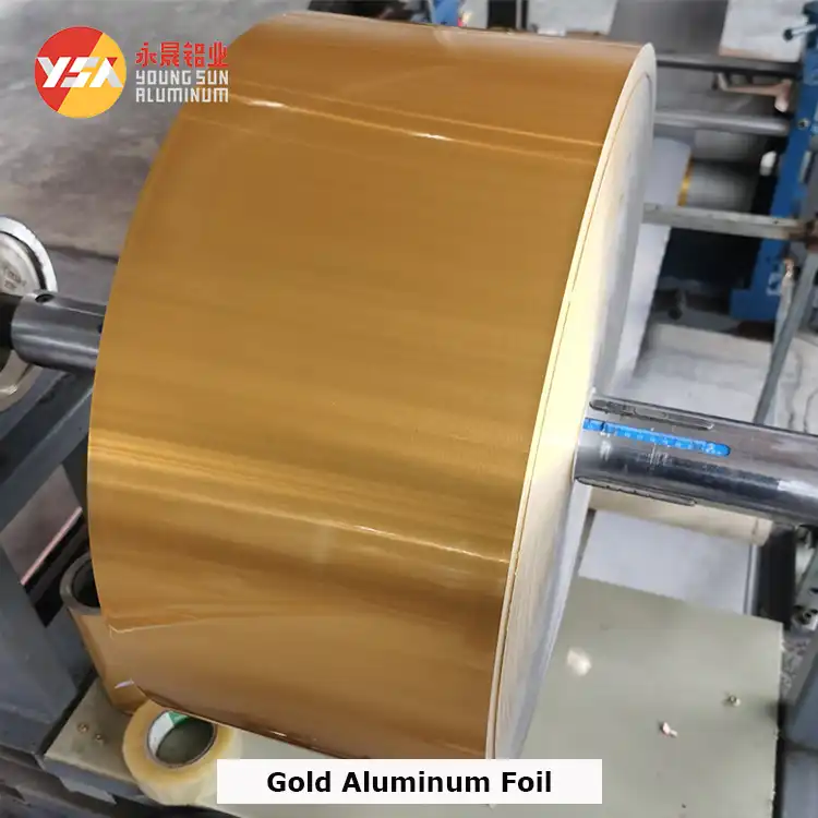 gold aluminum foil