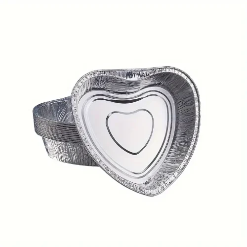 aluminium foil heart shaped pans