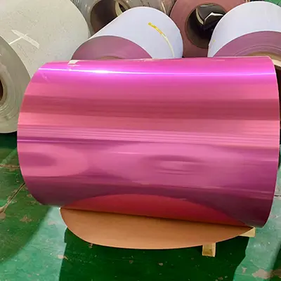 colored 20 gauge aluminum roll