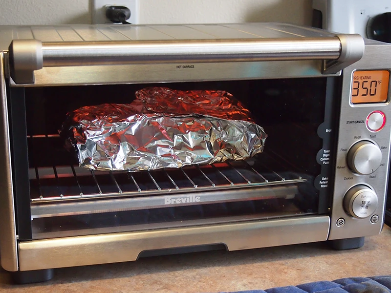 aluminum foil in toster oven