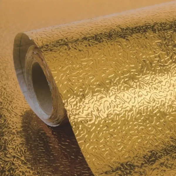 Gold Embossed Aluminum Foil